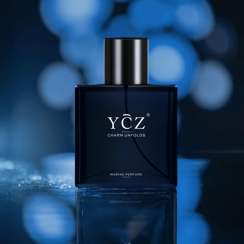 YCZ Cologne Midnight Marine Eau De Parfum - Unisex 50Ml Ocean Fresh Scent Premium Aromatic Woody Fragrance for Him & Her