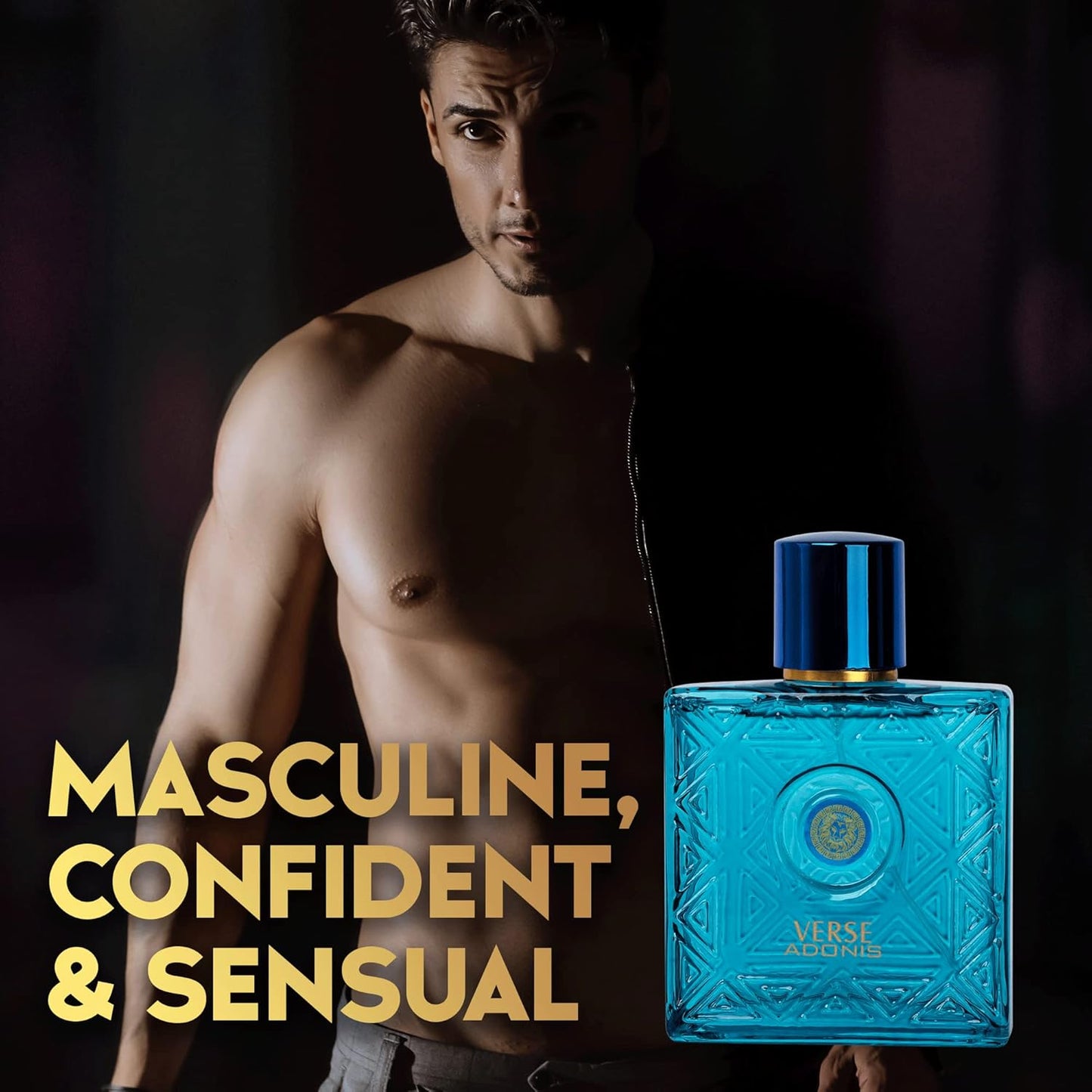 Verse Adonis Eau De Parfum for Men 3.4 Fl. Oz. 100Ml Men'S Perfume Refreshing Combination- Masculine Scent Lasts All Day a Gift for Any Occasion