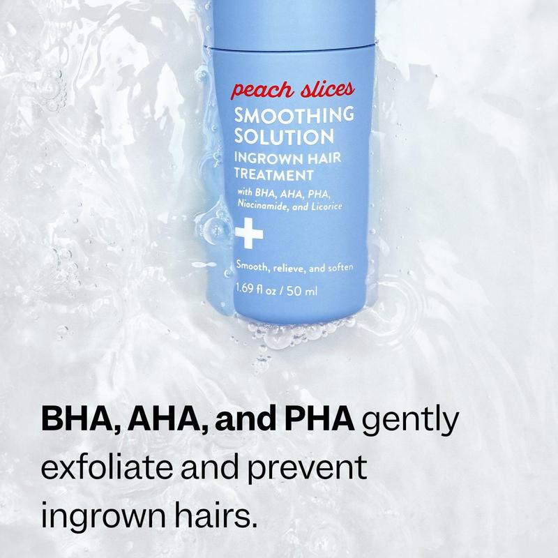 {Peach Slices Official} Smoothing Solution Ingrown Hair Treatment: Glide Your Way to Silky-Smooth, Bump-Free Skin
