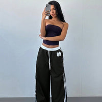 Loose Trendy Digital Printing Design Sense All-matching Long Pants