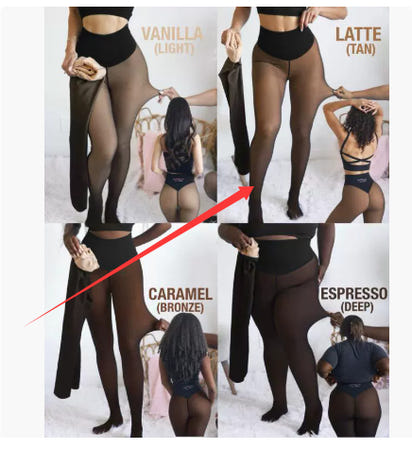 Single Thread Stitching Cross-border Winter Warm Translucent Leggings