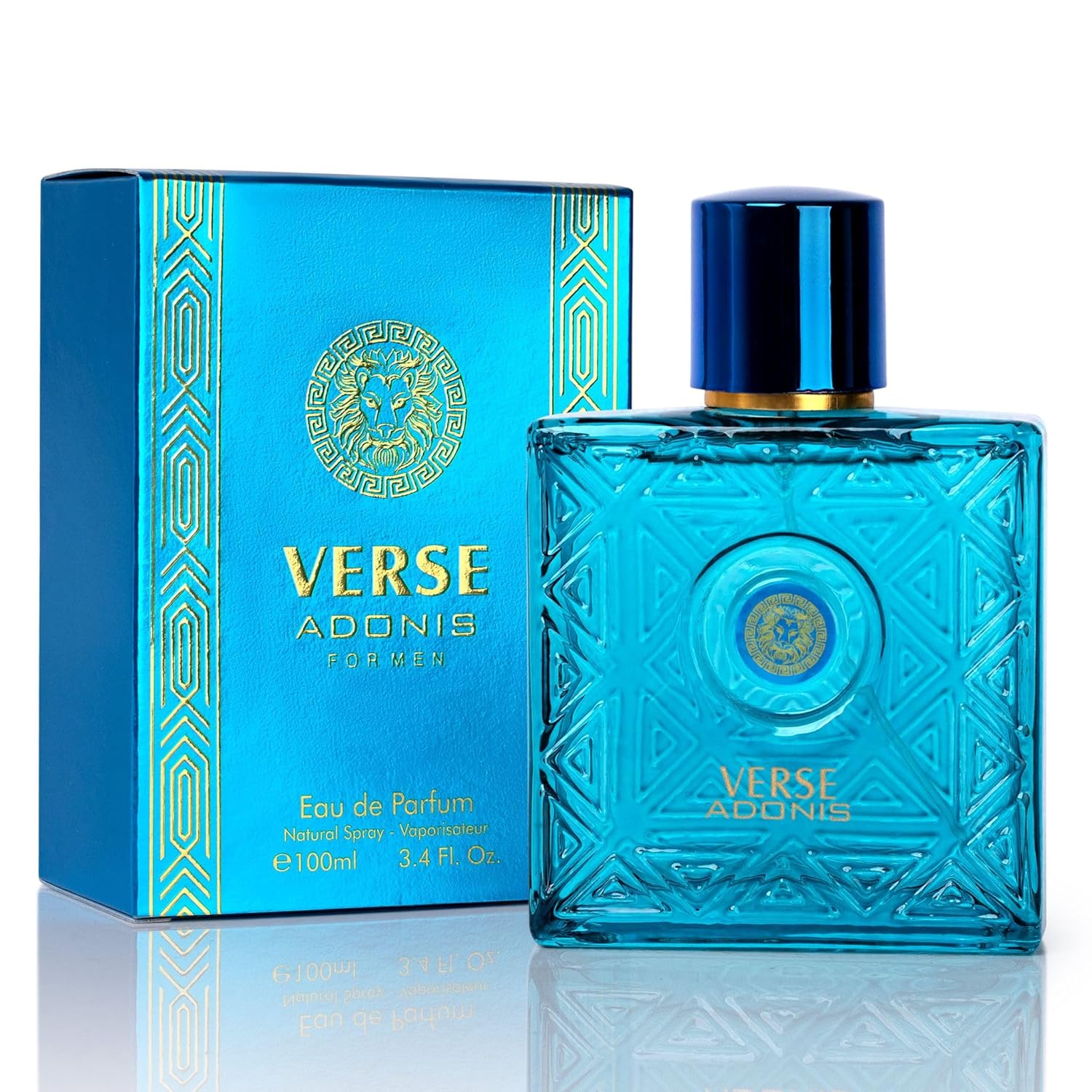 Verse Adonis Eau De Parfum for Men 3.4 Fl. Oz. 100Ml Men'S Perfume Refreshing Combination- Masculine Scent Lasts All Day a Gift for Any Occasion