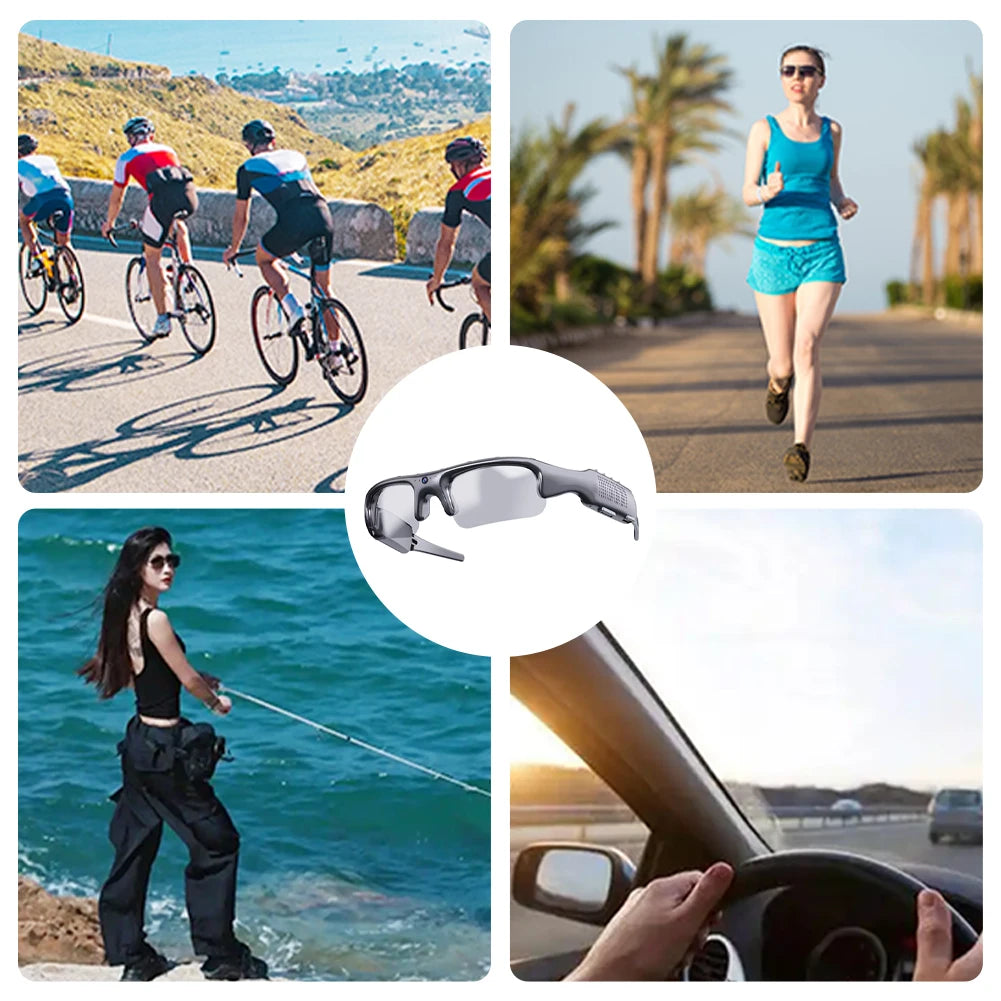 Camera Smart HD 1080P WIFI Sports Glasses with Camera and Audio Recording Glasse