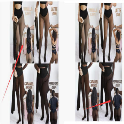 Single Thread Stitching Cross-border Winter Warm Translucent Leggings