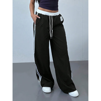 Loose Trendy Digital Printing Design Sense All-matching Long Pants